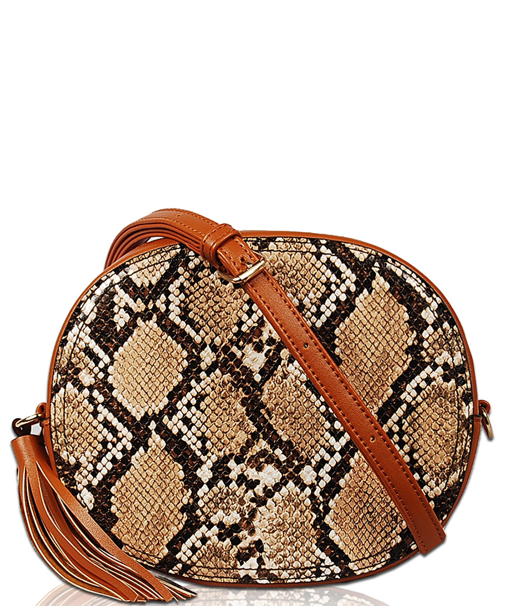 Snakeskin Crossbody Bag PY1782